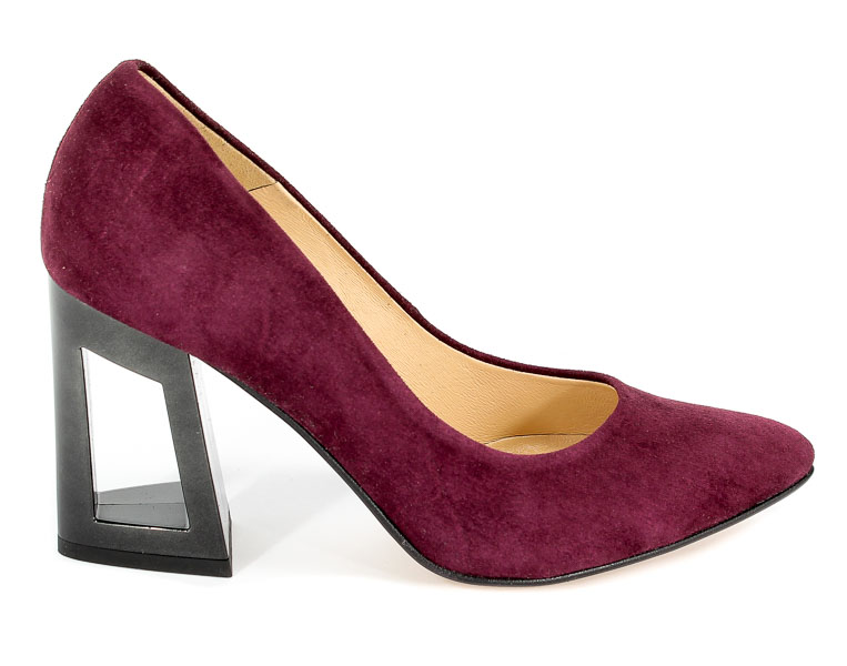 Czółenka Damiss DS-29/8 Bordo Zamsz