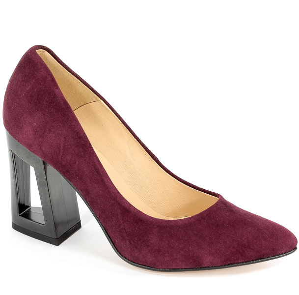 Czółenka Damiss DS-29/8 Bordo Zamsz