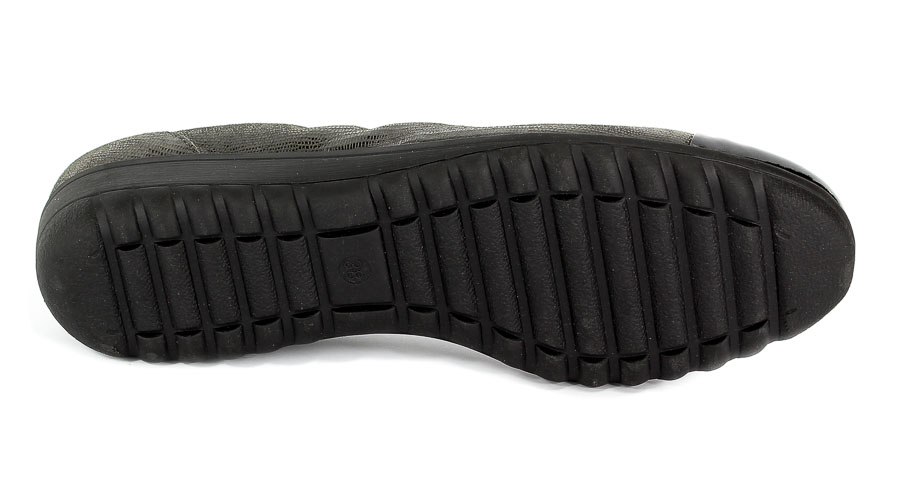 Baleriny Caprice 9-22103-21 260 Dk Grey Rep.Co