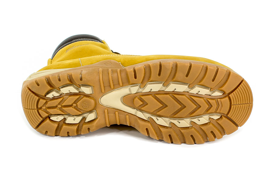 Trzewiki Grisport 242NV1 Giallone Nabuck Scarpe