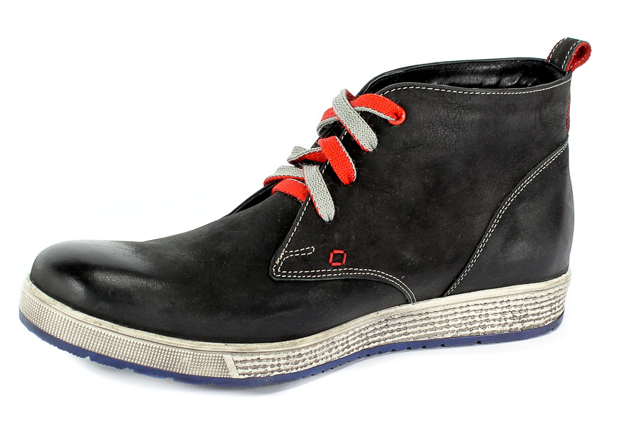 Trzewiki Nikopol 620 Czarny Nubuk