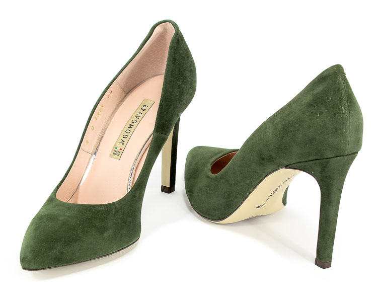 Czółenka Bravo Moda 1373 Military Lamina
