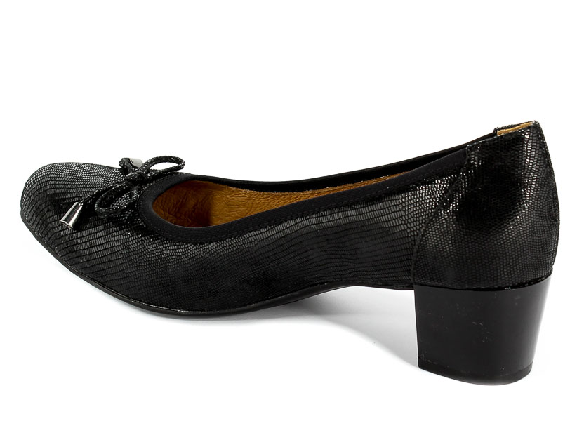 Czółenka Caprice 9-22308-21 010 G Black Reptile