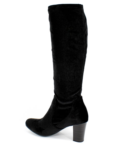 Kozaki Caprice 9-25502-21 029 G Blk Velv.Stre.