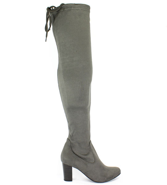 Kozaki Caprice 9-25504-21 250 G Dk Grey Stretc