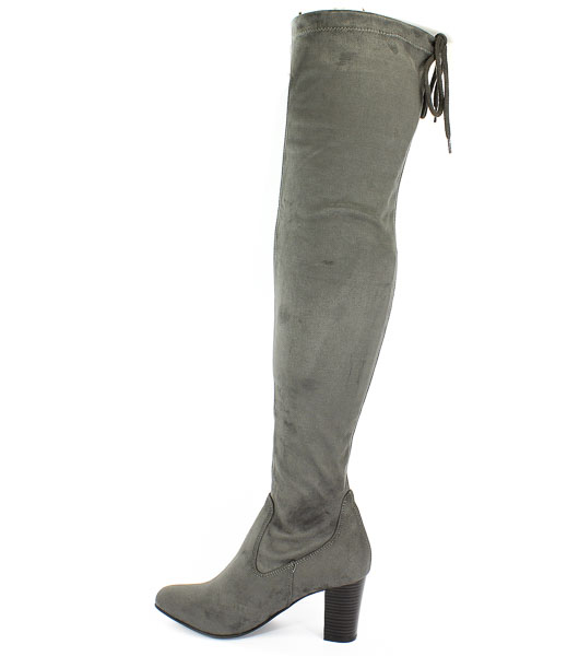 Kozaki Caprice 9-25504-21 250 G Dk Grey Stretc