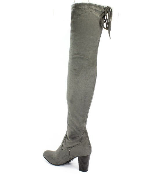 Kozaki Caprice 9-25504-21 250 G Dk Grey Stretc