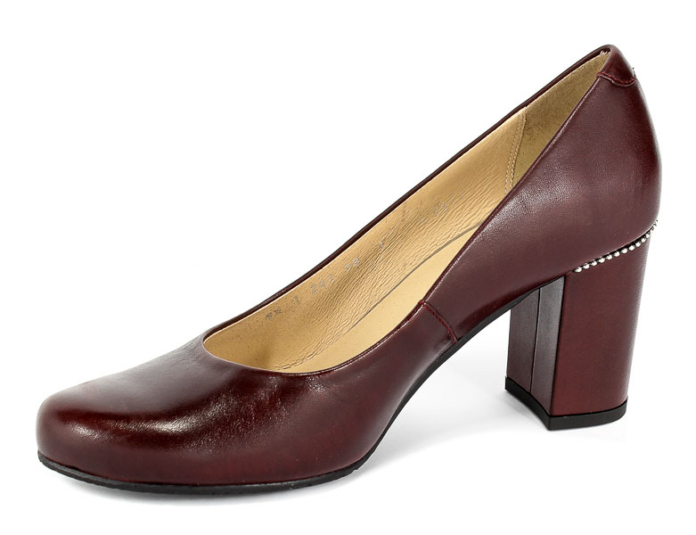 Czółenka Grodecki 1201 Bordo-P
