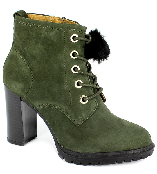 Botki Caprice 9-25202-21 715 Khaki Nubuc