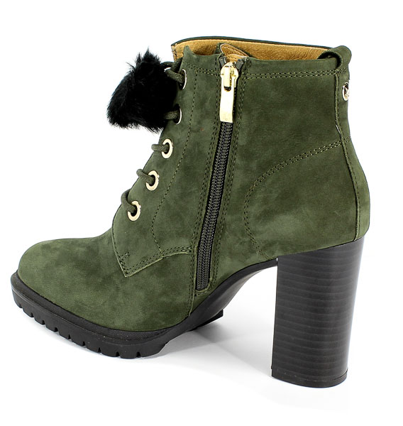 Botki Caprice 9-25202-21 715 Khaki Nubuc