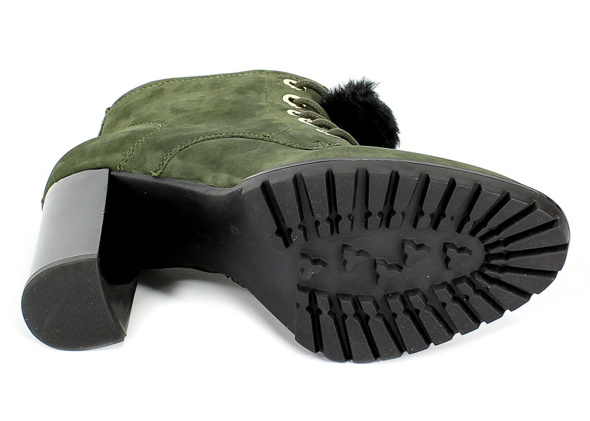 Botki Caprice 9-25202-21 715 Khaki Nubuc