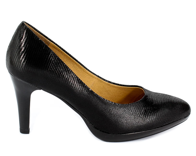 Czółenka Caprice 9-22421-21 010 Black Reptile