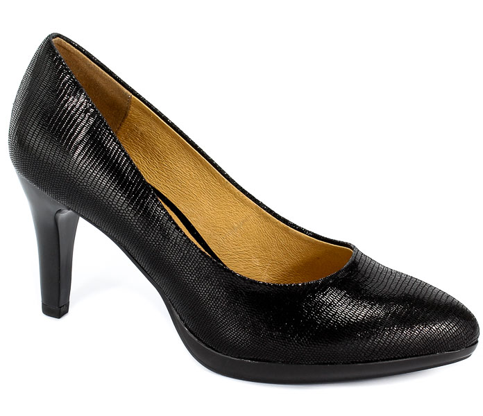 Czółenka Caprice 9-22421-21 010 Black Reptile