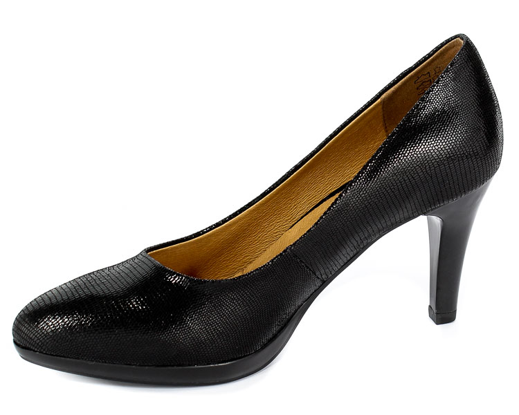 Czółenka Caprice 9-22421-21 010 Black Reptile