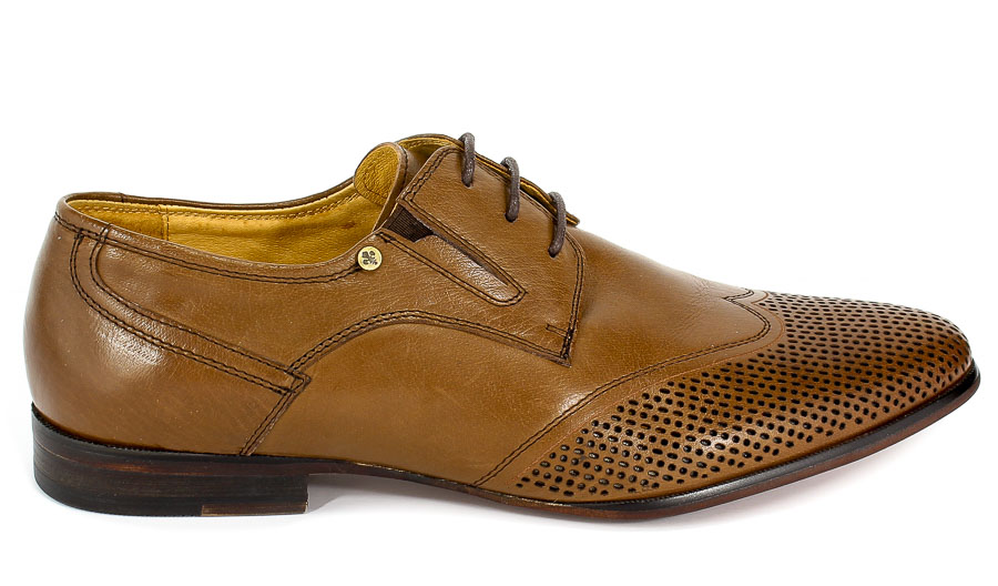 Półbuty Brooman 2535-30-1 Coffee