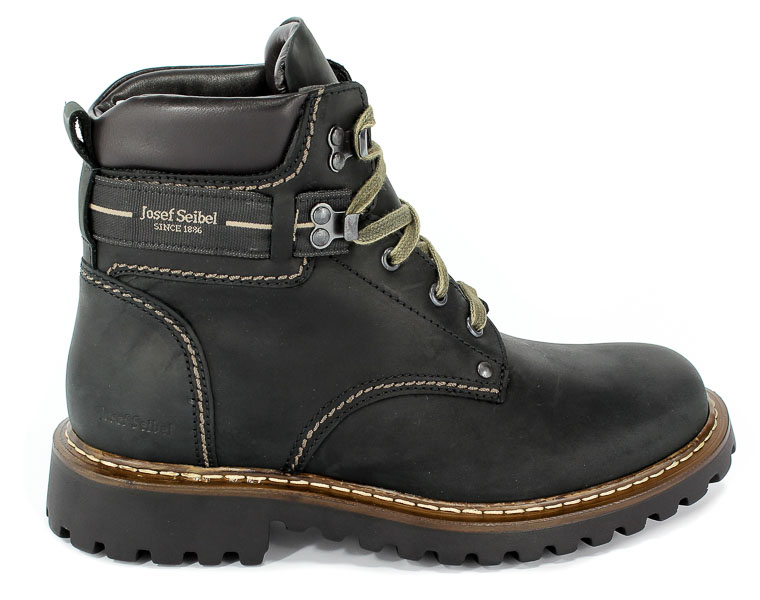 Trzewiki Josef Seibel 21925 La66 600 Adelboden Crazy Horse Schwarz