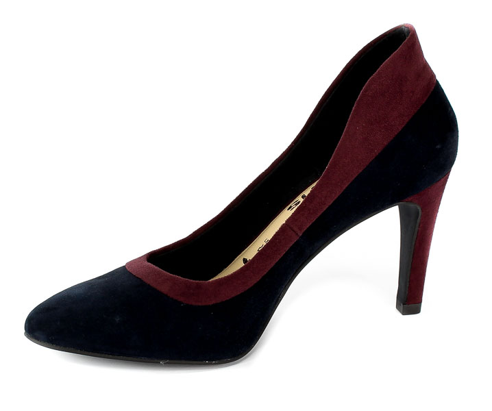 Czółenka Tamaris 1-22419-21 849 Navy/Merlot