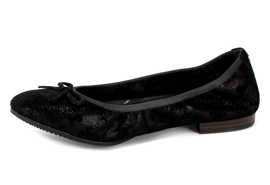 Baleriny Tamaris 1-22116-21 006 Black Struct