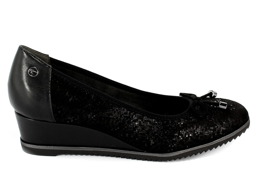 Półbuty Tamaris 1-22303-21 001 Black