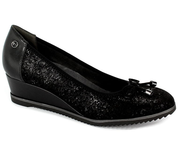 Półbuty Tamaris 1-22303-21 001 Black