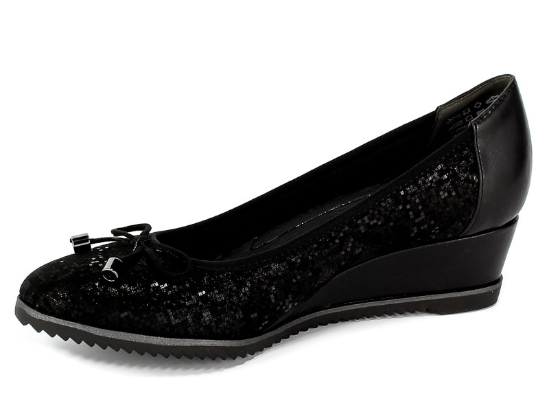 Półbuty Tamaris 1-22303-21 001 Black