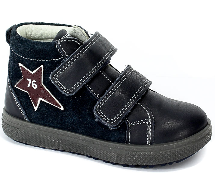 Półbuty Primigi 2372922 Nappa Velv/Scam/Blu r.25-29