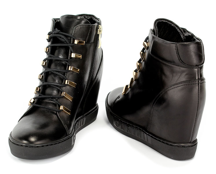 Sneakersy Carinii B4516-E50-000-000-B88 Czarny