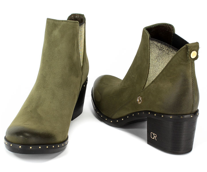 Botki Carinii B4524-I43-000-PSK-861 Zielony