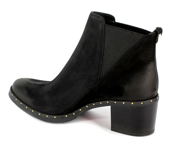 Botki Carinii B4524-360-000-PSK-861 Czarny