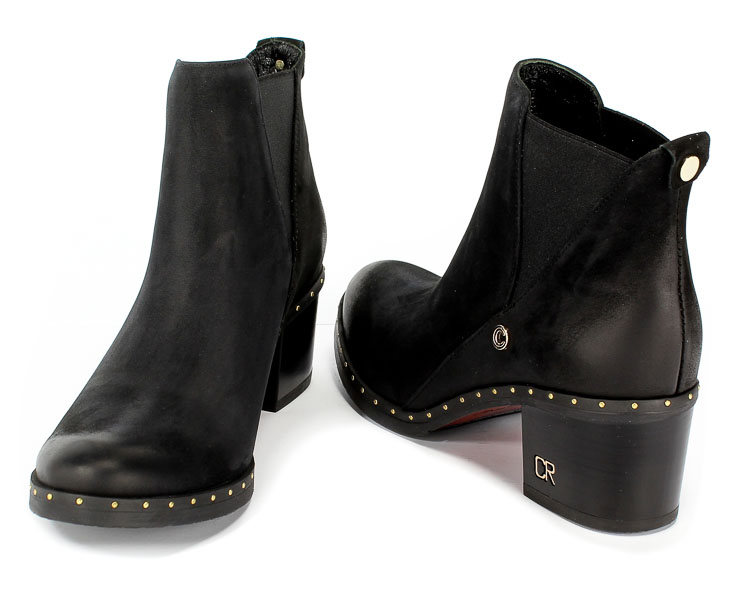 Botki Carinii B4524-360-000-PSK-861 Czarny