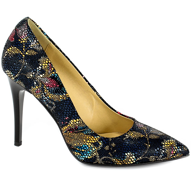 Czółenka Uncome 23001 Chińskie Kwiaty