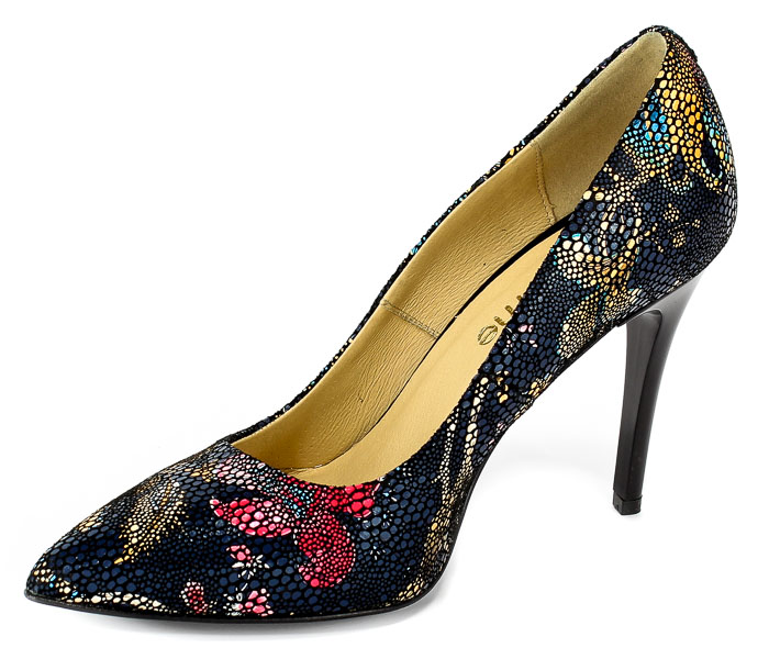 Czółenka Uncome 23001 Chińskie Kwiaty