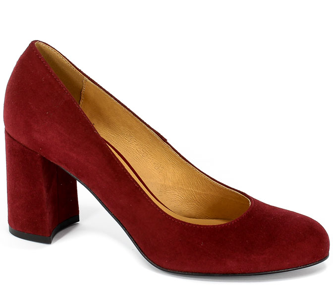 Czółenka Uncome 25011 Bordo