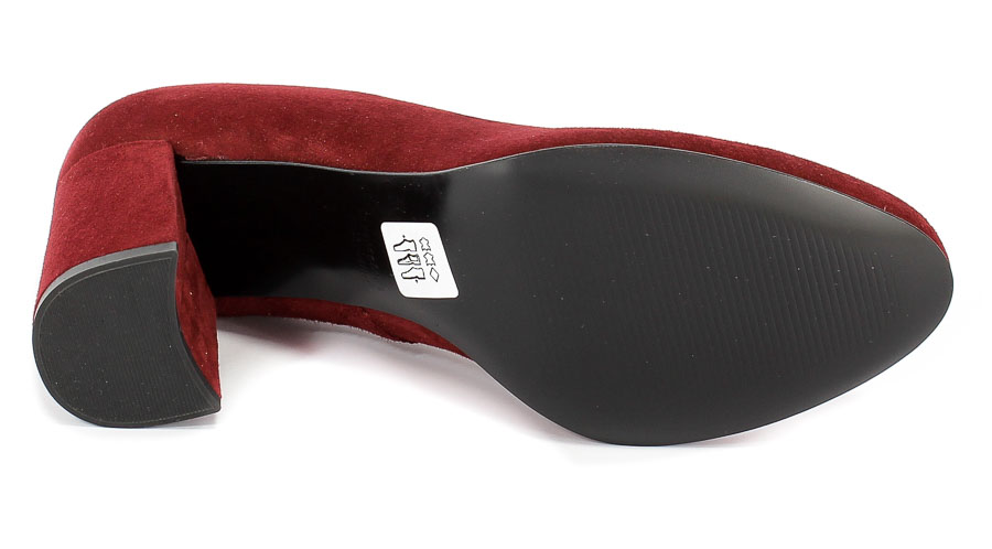 Czółenka Uncome 25011 Bordo