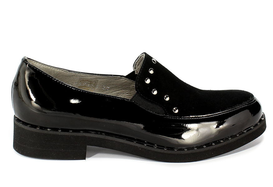 Półbuty Eksbut 28-5136-121/136-1G Czarny