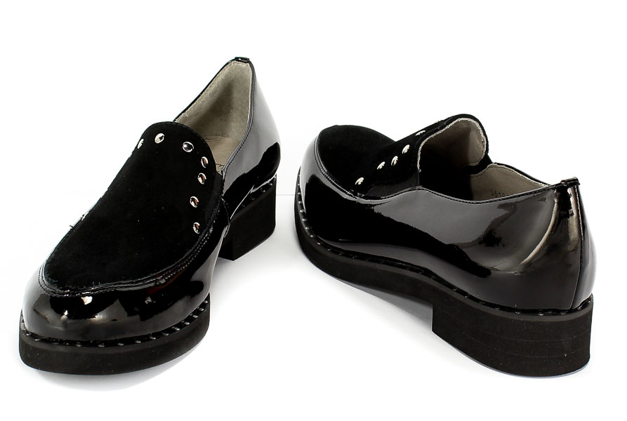 Półbuty Eksbut 28-5136-121/136-1G Czarny