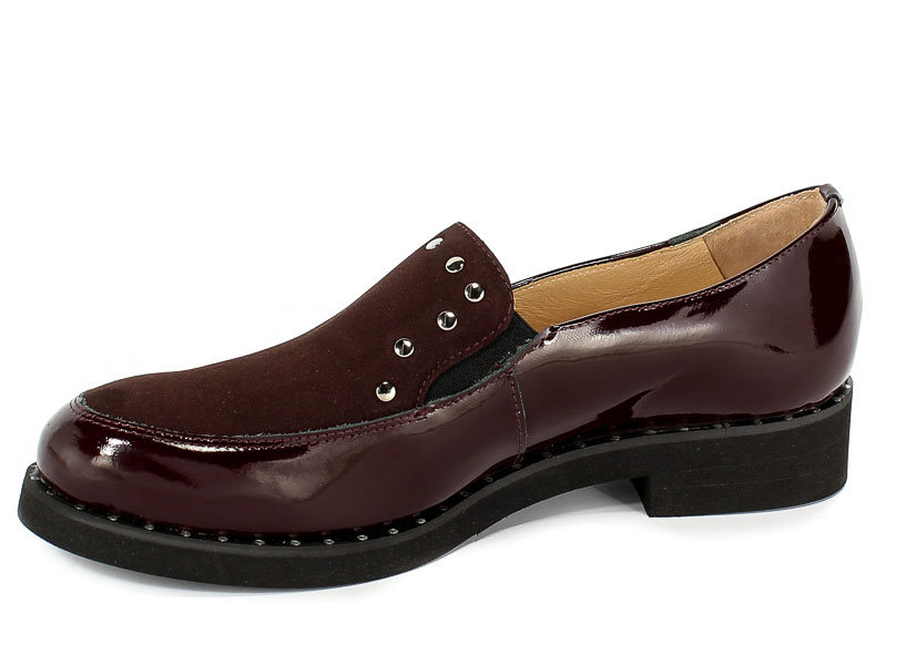 Półbuty Eksbut 28-5136-K95/I55-1G Bordo