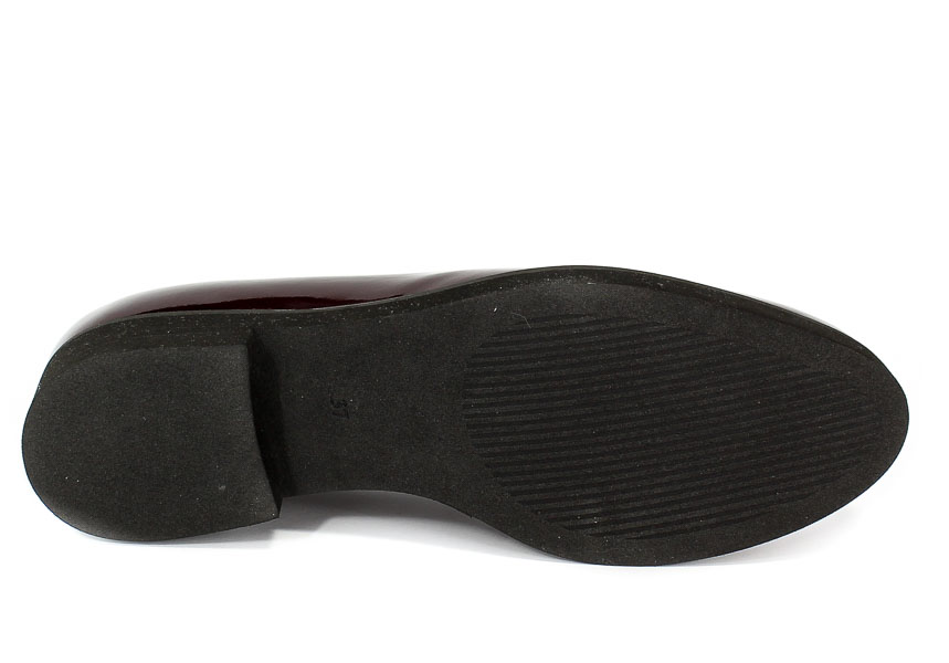 Półbuty Eksbut 28-5136-K95/I55-1G Bordo