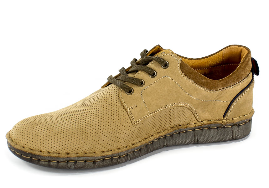 Półbuty Badura 6377 Beż