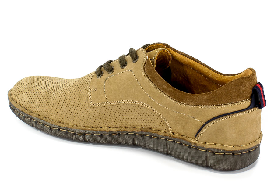 Półbuty Badura 6377 Beż