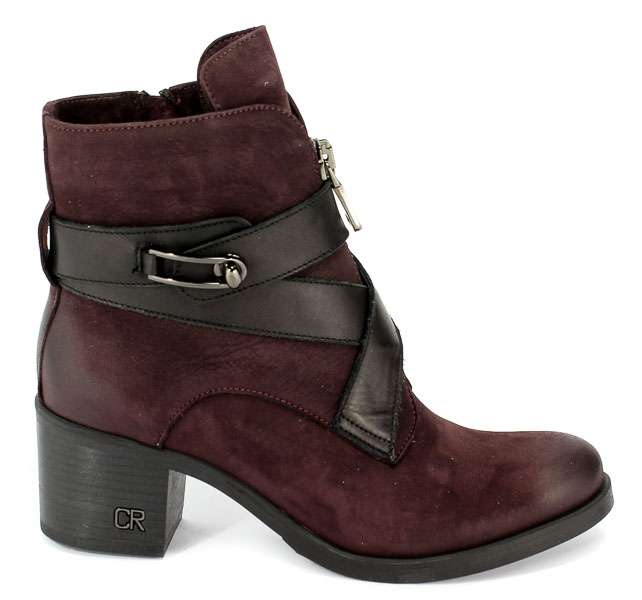 Botki Carinii B4053-M10-E50-POL-861 Bordo