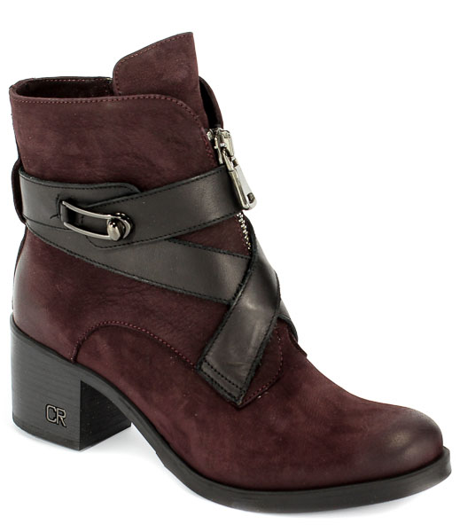 Botki Carinii B4053-M10-E50-POL-861 Bordo