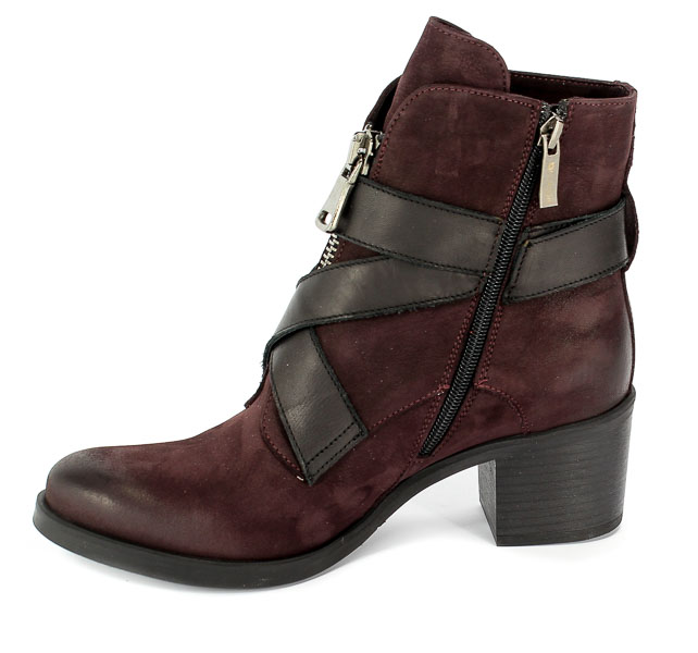 Botki Carinii B4053-M10-E50-POL-861 Bordo