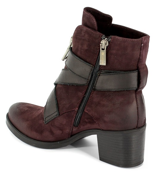 Botki Carinii B4053-M10-E50-POL-861 Bordo