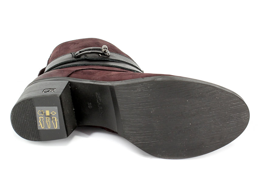 Botki Carinii B4053-M10-E50-POL-861 Bordo