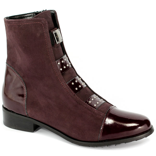 Trzewiki Eksbut 68-5177-I55 Bordo Nub