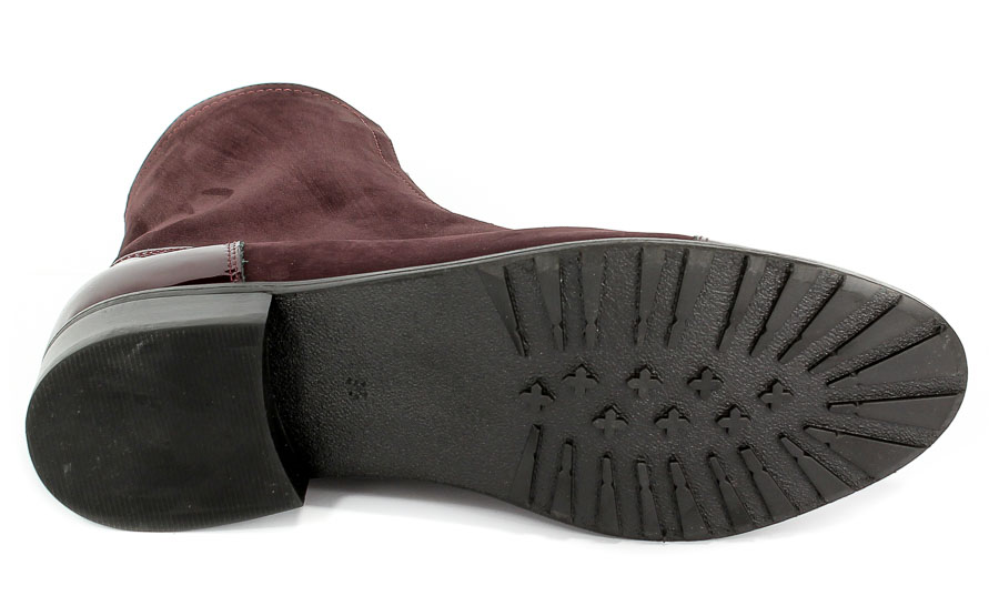 Trzewiki Eksbut 68-5177-I55 Bordo Nub