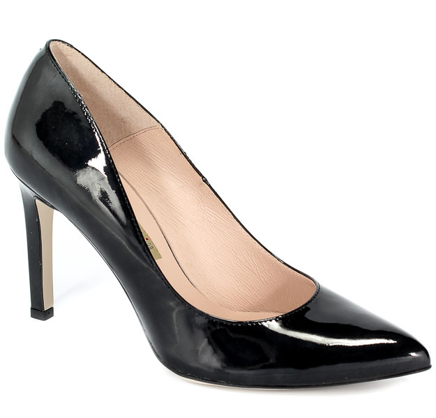 Czółenka Bravo Moda 1373/01 Gray cloud lakier