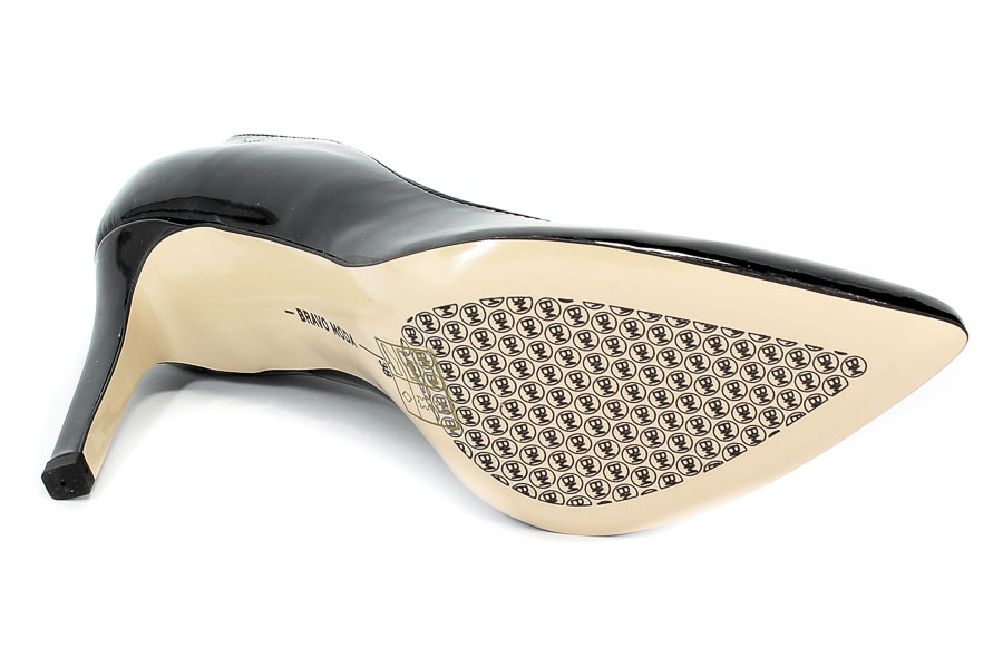 Czółenka Bravo Moda 1373/01 Gray cloud lakier