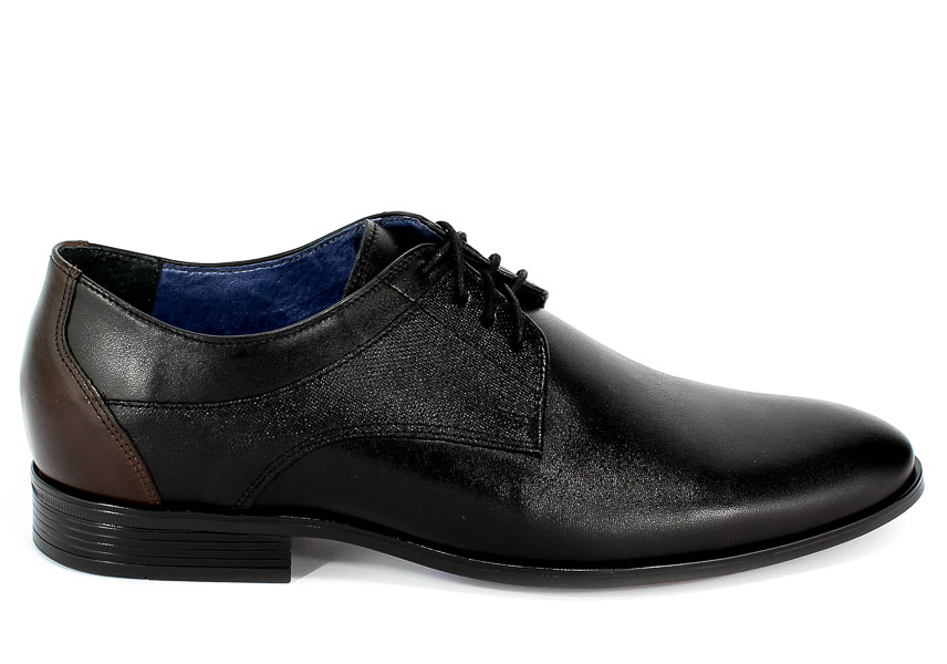 Półbuty Euro moda Nko 1677 Czarny D-4